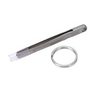 ZenithAur EDC Mini porte-clés pince à épiler en alliage de titane Portable TC4 petite pince Gadget extérieur Mini outil