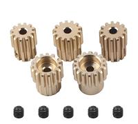 ZenithAur Engrenages RC en Alliage d'aluminium pour véhicules à l'échelle 1/10.Cet Ensemble d'engrenages à pignon d'arbre de 3,175 mm Comprend des Engrenages de Moteur 32P dans