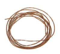 Zenithaur Français métal, matériau à broderie rond Round Copper Hand Mands Finement métallique pour fabrication et perles de bijoux (Coffee line)