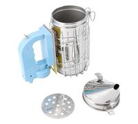 ZenithAur Fumoir d'abeilles en Acier Inoxydable avec Chambre à de Grande capacité pour l'apiculture et la récolte du Miel, Calme Les Abeilles pour Une Manipulation en Toute