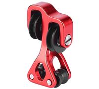 ZenithAur - Glissière à Rouleau pour Arc à poulies en Alliage d'aluminium, Un séparateur de Corde d'arc conçu comme Une glissière de câble de Chasse et Une glissière de câble de (Red)