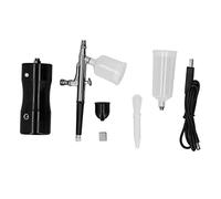 ZenithAur Kit aérographe sans fil et aérographe portable avec batterie 950 mAh, pression maximale 27 PSI, 2 gobelets de peinture pour maquillage, décoration de gâteaux et peinture