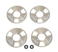 ZenithAur Kit de Cassettes DIY avec 4 bobines de Cassettes en Alliage d'aluminium pour des projets d'enregistrement de Musique personnalisés/Cassette Vierge pour Un Mouvement (Black Gray)