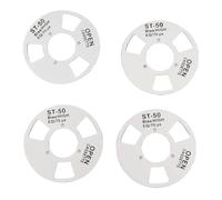 ZenithAur Kit de Cassettes DIY avec 4 bobines de Cassettes en Alliage d'aluminium pour des projets d'enregistrement de Musique personnalisés/Cassette Vierge pour Un Mouvement (Silver)