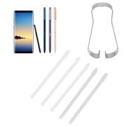 ZenithAur Kit d'outils de Retrait de Stylet Tactile avec Pointes de Rechange pour Stylet S Pen pour Galaxy Note 8 9, Tab S3 4, kit de Recharge et de Retrait de Stylet (Blanc)