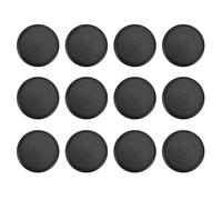 ZenithAur Lot de 12 Cache-Boutons moulés par Injection de 20,2 mm de diamètre et antidérapants pour interrupteurs Kailh/Cherry/TTC sur claviers de (Noire)