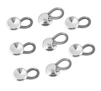 ZenithAur Lot de 20 extenseurs de boutons pour jeans, rallonge de taille et extenseurs de col pour pantalons, extensions de boutons amovibles en métal sans couture pour pantalons