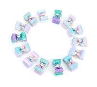 ZenithAur Lot de 25 élastiques en Caoutchouc avec nœud Papillon pour Animal Domestique, Mignon, Chiot, Chaton, pour toilettage, Accessoire pour Chien