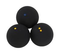 ZenithAur Lot de 3 balles de Squash avec Points Bleus/Jaunes/Doubles Jaunes pour entraînement Professionnel et débutant Selon Le Niveau de compétence du Joueur, Design en