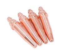 ZenithAur Lot de 4 pointes de chalumeau en acétylène avec ouvertures de 1,0 mm à 1,6 mm pour plaque de 10 mm à 70 mm, buses de coupe G02 pour coupe à flamme isobare