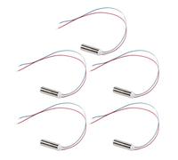 ZenithAur Lot de 5 petits moteurs sans noyau 14 500 tr/min 3,7 V Micro moteur de vibration sans noyau pour masseur, lunettes intelligentes et appareils portables, remplacement de
