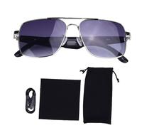 ZenithAur Lunettes intelligentes avec Bluetooth avec contrôle par assistant vocal Autonomie de la batterie de 8 heures Haut-parleurs et microphone intégrés pour les appels mains