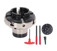 ZenithAur Mandrin de tour à 4 mâchoires de 4 pouces de diamètre avec filetage 1 po x 8 TPI, kit d'accessoires de mandrin indépendant pour tours à bois et fraiseuses