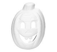 ZenithAur Masque à peindre soi-même, surface blanche non peinte pour décoration intégrale du visage, masque vierge pour adultes idéal pour les anniversaires à thème. (cat face)