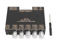 ZenithAur Module amplificateur de puissance Bluetooth 2.1 canaux 50 W x 2 + 100 W avec puce TPA3116D2 pour haut-parleurs passifs 4-8 Ω Son stéréo HiFi avec Bluetooth 5.2