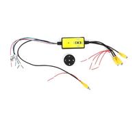 ZenithAur Module de contrôle de système vidéo Intelligent pour Voiture, boîtier de Commutation de caméra de Voiture 4 Ports vers 1 Port pour Ajouter des caméras Avant, arrière et