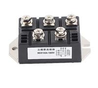 ZenithAur Module redresseur à diode 160A 1600V MDS160A 1600V Redresseur de Pont triphasé avec Base de Montage isolée pour unités d'alimentation industrielles
