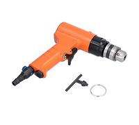 ZenithAur Perceuse pneumatique 1400 tr/min avec mandrin 3/8", diamètre de perçage maximum 10 mm, outil de poignée réversible CW et CCW pour bois, fer et aluminium