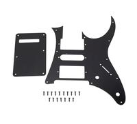 ZenithAur Pickguard pour guitare électrique avec construction en alliage d'aluminium, ajustement précis, finition noire, plaque à gratter pour Ibanez RG250 Style 7 V