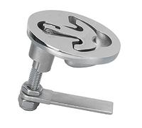 ZenithAur Poignée de Levage de Trappe de 2,4 Pouces de diamètre avec 2,2 Pouces de Profondeur Marine 316 en Acier Inoxydable affleurant Loquet de Trappe de Bateau Quincaillerie de