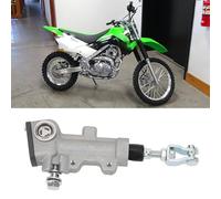 ZenithAur Pompe de cylindre de frein arrière pour VTT remplace OEM 43015 0009/43015 0004 avec corps en métal durable pour KX125 KX250 KX450F, un maître-cylindre de frein arrière