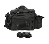 ZenithAur Sac de pêche Multifonctionnel avec Bretelles réglables pour Les Sorties de pêche en Plein air, Sac de matériel de pêche en Tissu Oxford Durable de Grande capacité de 23 L