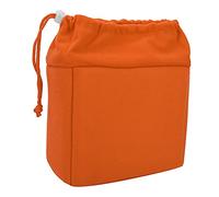 ZenithAur Sac d'insertion pour Appareil Photo Reflex numérique, étui rembourré étanche et résistant aux Chocs avec Cordon de Serrage pour appareils Photo Reflex numériques et (Orange)