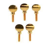 ZenithAur Saxophone Neck Receiver Tightening Screw 5 Pcs with Easy Installation for Instrument Repair, Improves Sound Quality, Solid Brass Saxophone Neck Screw