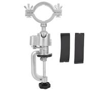 ZenithAur Support de perceuse à pince d'établi avec pivot à 360 degrés, support de meuleuse électrique en alliage d'aluminium avec mâchoire de 43 à 60 mm pour une utilisation en
