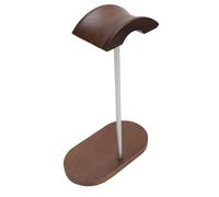 ZenithAur Support pour Casque en Noyer avec Base en Bois Stable pour l'organisation du Bureau, Un Support pour Casque Universel Peu encombrant dans Une Construction en Bois et