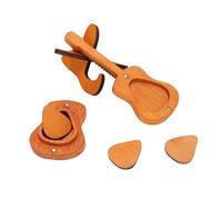 ZenithAur Support pour médiators de guitare avec support intégré pour décoration de salon/cadeau de musicien, une boîte de rangement décorative pour médiators pour une