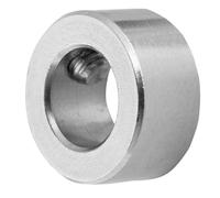 ZenithAur T8 Lot de 5 anneaux de verrouillage pour vis mère, un collier de verrouillage d'arbre de 8 mm avec vis de réglage, en acier au carbone plaqué zinc pour imprimante 3D et