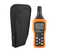ZenithAur Thermomètre-hygromètre portable avec écran LCD rétroéclairé et fonction de maintien des données, un compteur numérique de température et d'humidité certifié CE pour