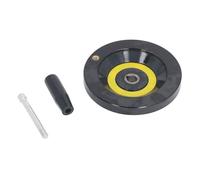 ZenithAur Volant de tour de 160 mm de diamètre extérieur avec trou de montage de 16 mm et poignée amovible pour un réglage précis sur les fraiseuses/tours/meuleuses