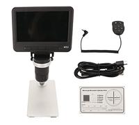 ZenithAur WiFi Digital Microscope with 5 Inch LCD Screen 1000X Magnification 8 Adjustable LED Lights PC iOS Android Compatible for Electronics Repair and