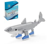 ZenithAura Italian Brainrot Action-Figur Baukasten, Brainrot Jouets, Ensemble de Construction Créatif STEM, Cadeau de Décoration de Bureau pour Collectionneurs (TRALALERO