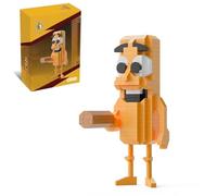 ZenithAura Italian Brainrot Action-Figur Baukasten, Brainrot Jouets, Ensemble de Construction Créatif STEM, Cadeau de Décoration de Bureau pour Collectionneurs (Pupette à