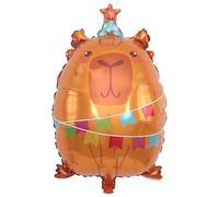 ZenithBurst Capybara Ballon gonflable Capybara Décoration d'anniversaire Capybara Ballons Capybara Décoration d'anniversaire Capybara Décoration de gâteau Capybara