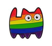 ZenithBurst Pin's arc-en-ciel en émail pour vêtements, sac à dos, accessoires LGBTQ, accessoires Rainbow Friends, broches pour chat, idée cadeau pour Pride Month