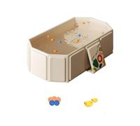 ZenithMark Baignoire pliable pour enfants, baignoire pliable pour garçons et filles, baignoire tout-en-un, assise et allongée