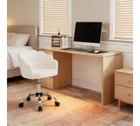 Zenithpath Chaise de bureau design fleur feuille, chaise de coiffeuse (chaise de maquillage), chaise pivotante confortable (chaise uniquement) chaise de bureau