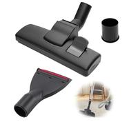 ZenithPeak Brosse d'aspirateur universelle de 32 à 35 mm - Brosse d'aspirateur pour Miele - Avec la brosse plate - Pièce de rechange - Adaptateur Kärcher, Miele, AEG, Siemens, Bosch, etc