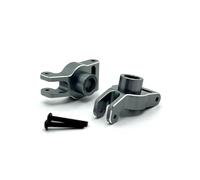 ZenithRide 1/10 RC Car Metal Hub arrière 10208 Pièces de Mise à Niveau compatibles avec Divers modèles RC à 1 10 échelles(Grey)