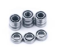 ZenithRide 12PCS 3x6x2mm Metal Wheel Hubs Roulement d'essieu Set Compatible avec C14 C24 C34 C44 MN MN90 MN99S RC Crawler Pièces de Accessoires