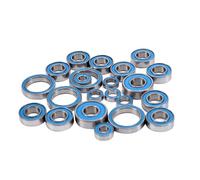 ZenithRide 22pcs de roulement scellé Compatible avec 1/8 1/7 Échelle 6S RC Cars comme Outcast Talion Notorious Mojave Modèles de Rechange Pièces de Remplacement(Blue)