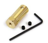 ZenithRide 3/4/5/6/7/8 mm en Laiton étendu de Pneu de Roue hexagonale Pneu de Roue de Roue Universel de Transmission du Moteur de Moteur Compatible avec 1 10 de Voiture RC(1Pcs Extended 7mm)