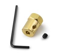 ZenithRide 3/4/5/6/7/8 mm en Laiton étendu de Pneu de Roue hexagonale Pneu de Roue de Roue Universel de Transmission du Moteur de Moteur Compatible avec 1 10 de Voiture RC(1Pcs Regular 4mm)