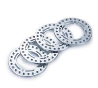 ZenithRide 4pcs Metal 52,5 mm 1,9 Pouce de Roue Perle des Anneaux extérieurs compatibles avec 1 à 10 échelles RC Rock Crawler Les Voitures CC01 et des modèles similaires(Silver)
