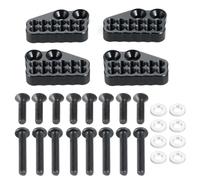 ZenithRide 4pcs Monts d'amortissement en métal Mounts arrière Avant compatibles avec 1 à 10 échelles RC Crawler Car Model AXI03004 Pièces de Remplacement de Mise à Niveau