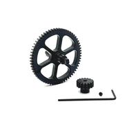 ZenithRide 62T de réduction de réduction 17T Pièces de Mise à Niveau du Moteur pour RC compatibles avec Les modèles 124006 12423 12427 12428 12429 FY01 FY02 FY03 FY05 FY08(62T 17T)